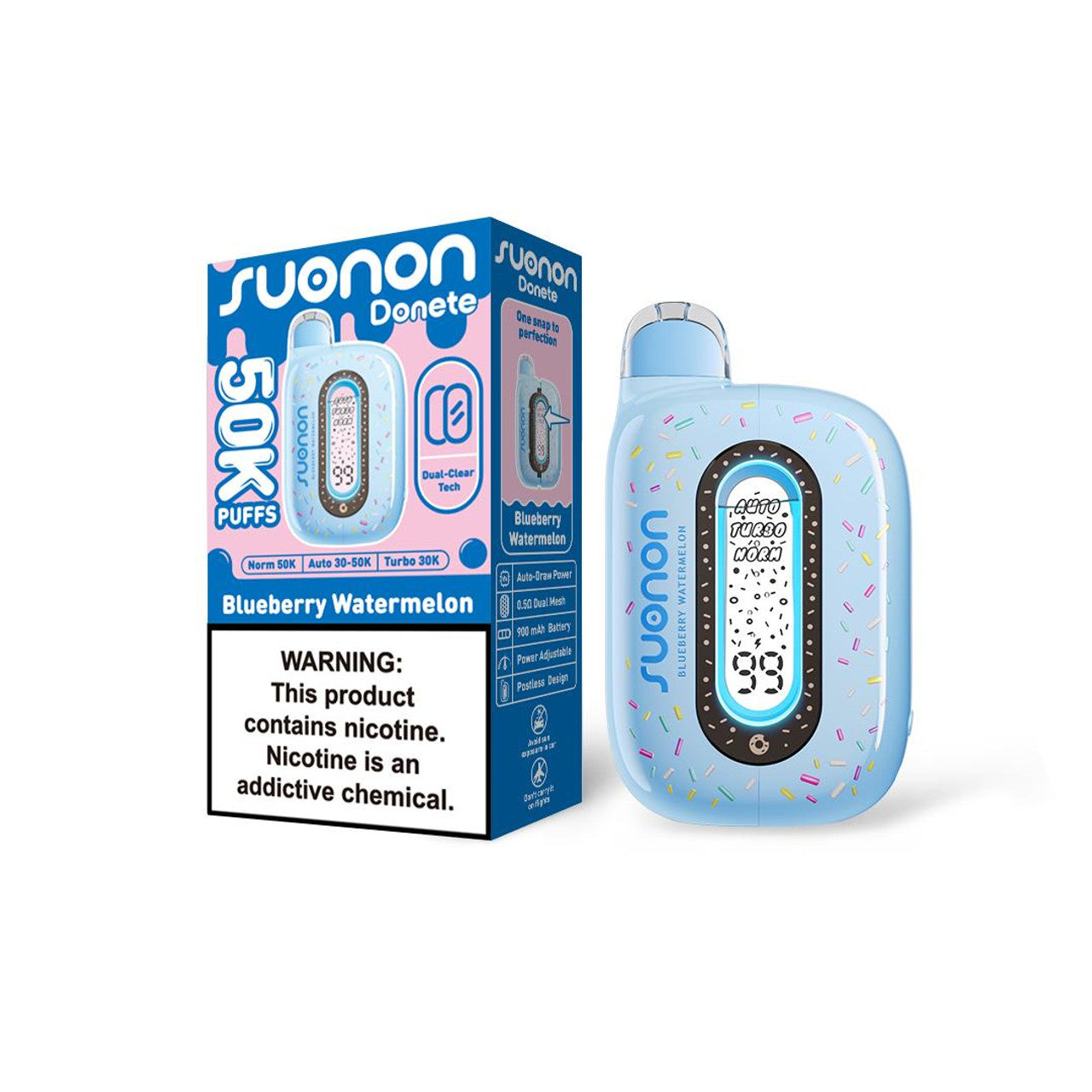 SUONON 50K 5CT BLUEBERY WATERMEL