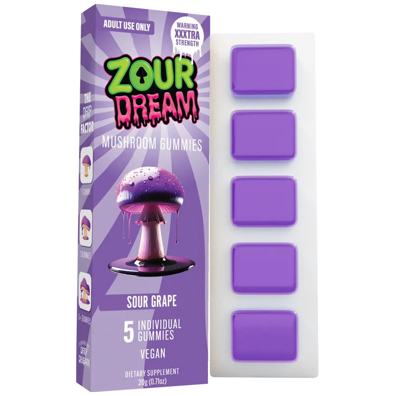 ZOUR DR 20G 5GUMIE 10CT S GRAPE