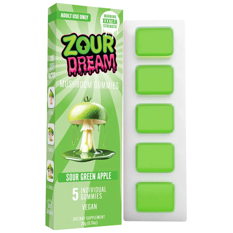 ZOUR DR 20G 5GUMIE 10CT S GREEN