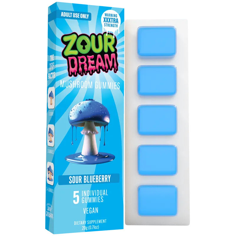 ZOUR DR 20G 5GUMIE 10CT S BLUEBY