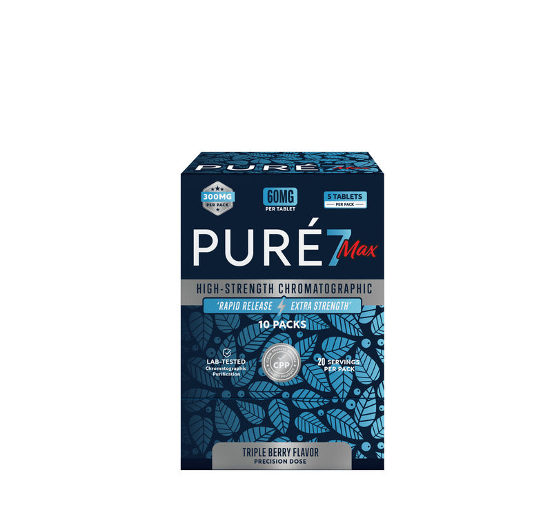 PURE7 MAX 60MG 5T 10CT TRIPLE BE