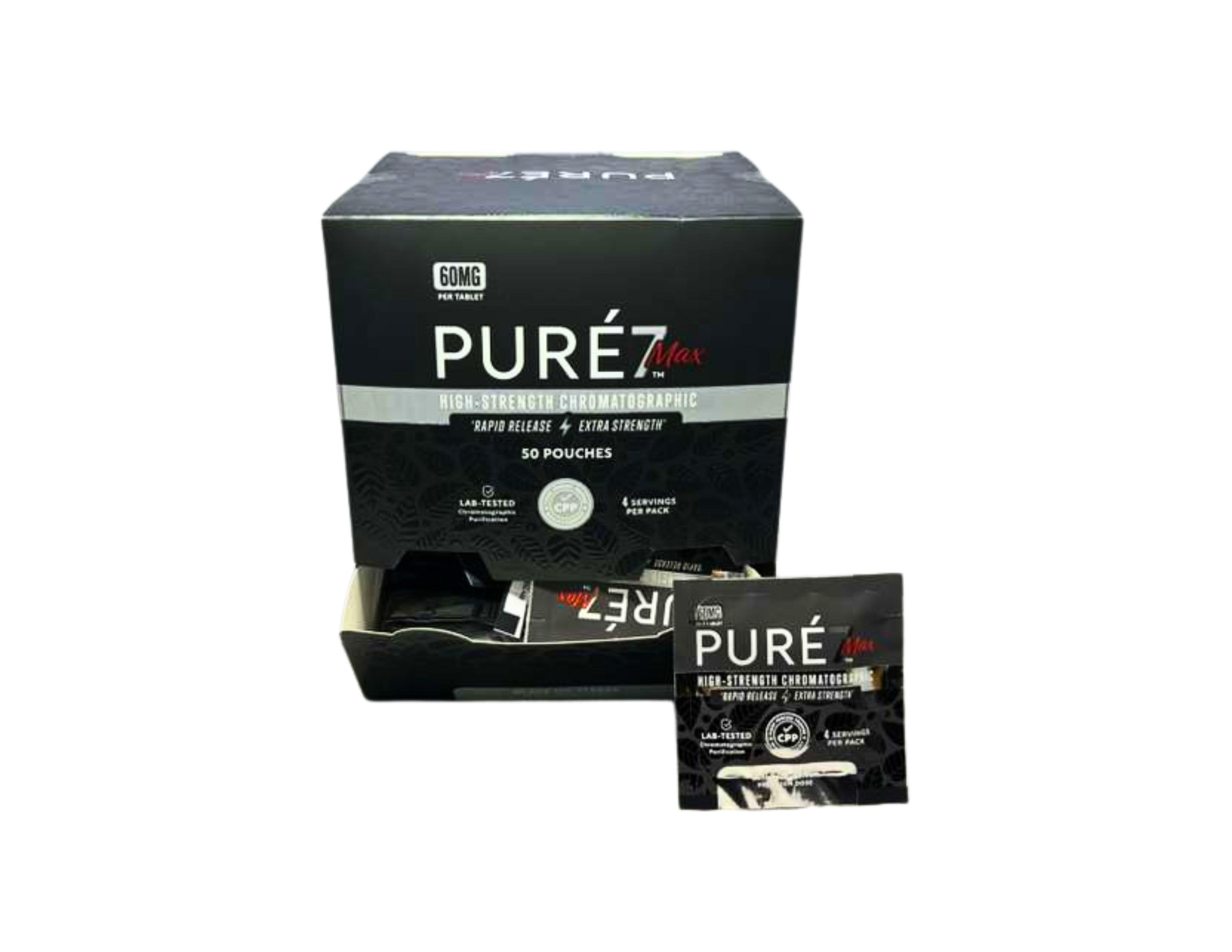 PURE7 MAX 60MG 50CT BLACK ICE