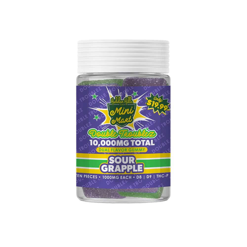 HH MINI MART 10K GUMMY 6CT GRAPL