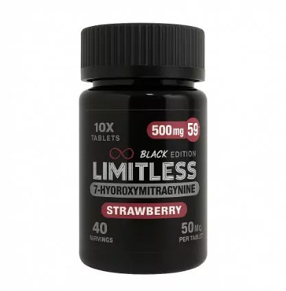LIMITLESS 50MG 40T 1CT STRAWBERY