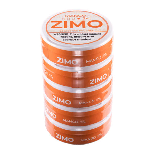 ZIMO NICOTINE POU 3MG 5CT MANGO