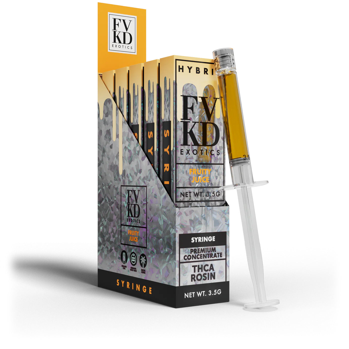 FVKD VAPE SYRINGE 5CT FRTY JUICE