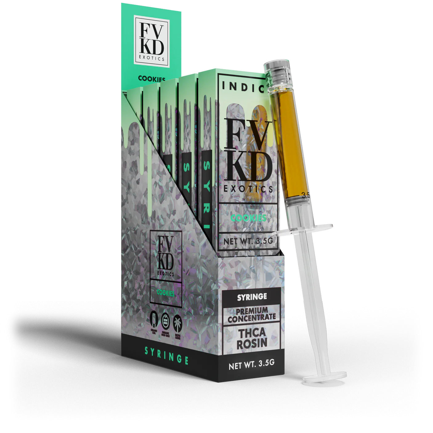 FVKD VAPE SYRINGE 5CT COOKIES