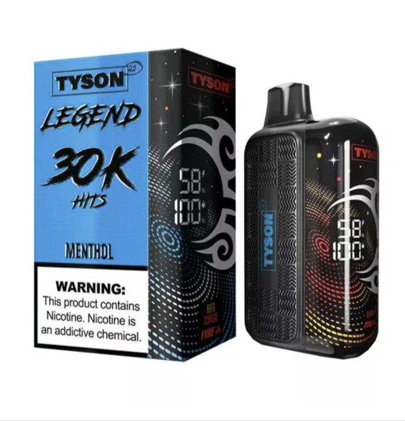 TYSON LEGEND 30K 5CT MENTOL-BLUE