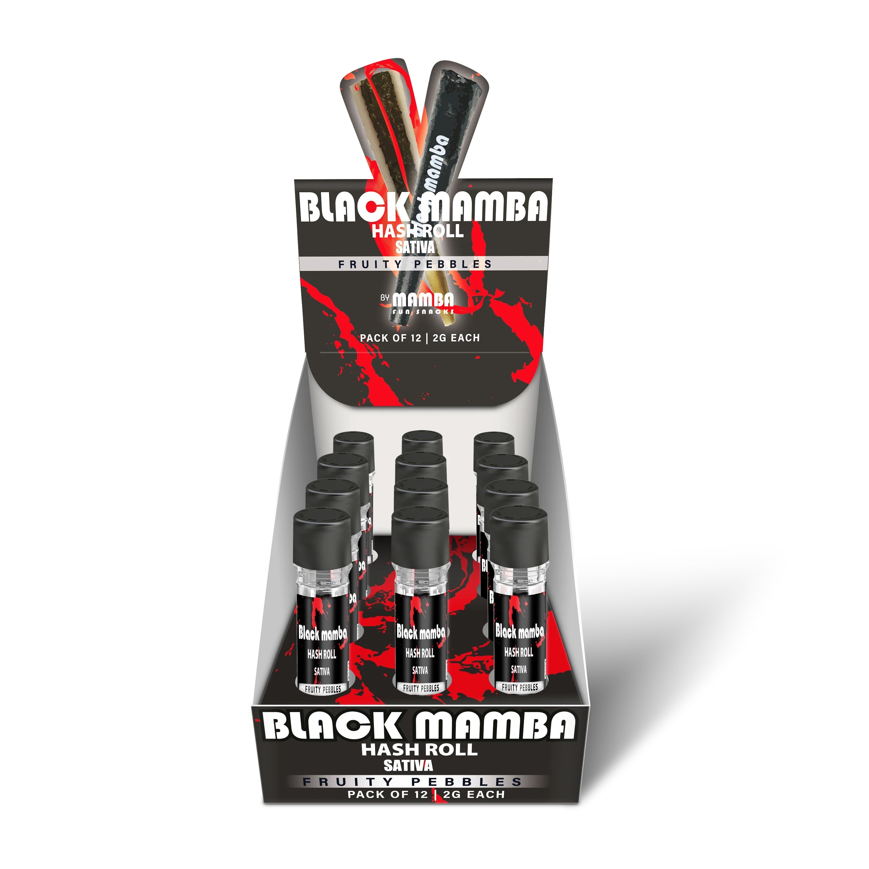 BLACK MAMBA HH 2G 12CT FRUITY PB