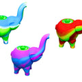 SILICONE ELEPHANT HAND PIPE