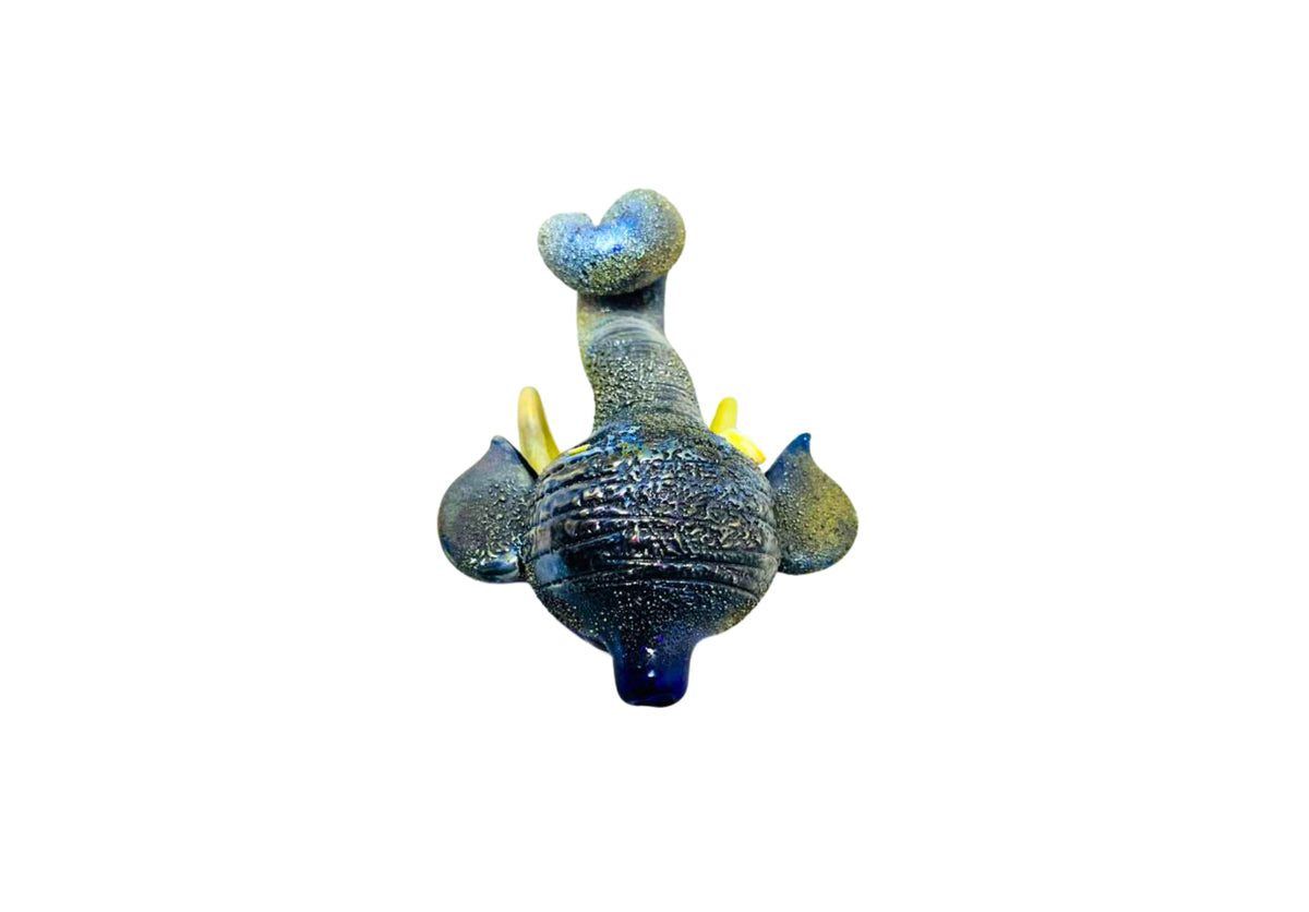 GLASS HAND PIPE 5" ELEPHANT HEAD
