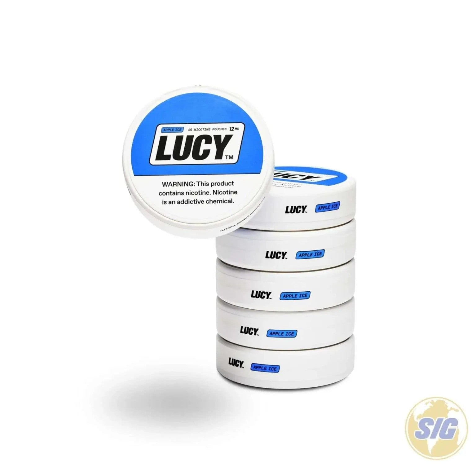 LUCY NIC POUCH 5CT 12MG APPLE