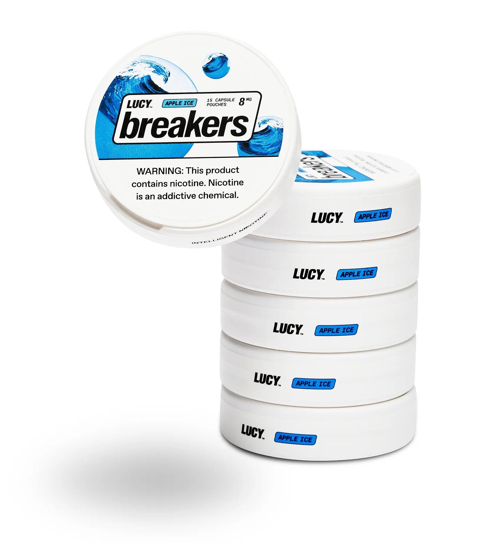 LUCY BREAKERS 5CT 8MG APPLE ICE
