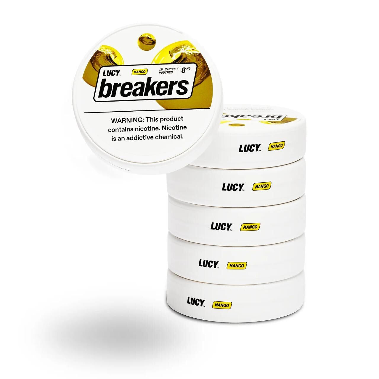 LUCY BREAKERS 5CT 8MG MANGO