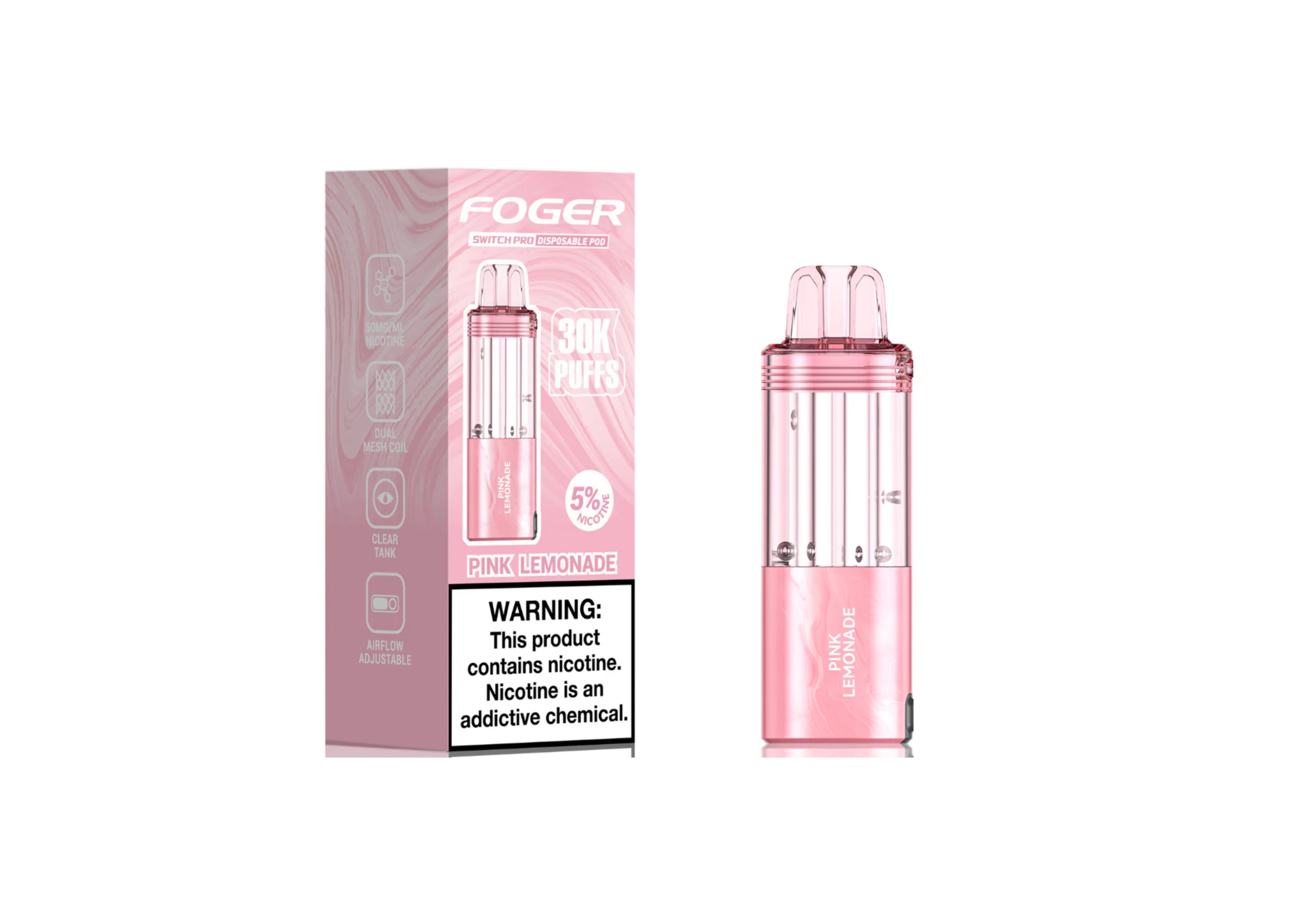 FOGOR POD 30K 5CT PINK LEMONADE