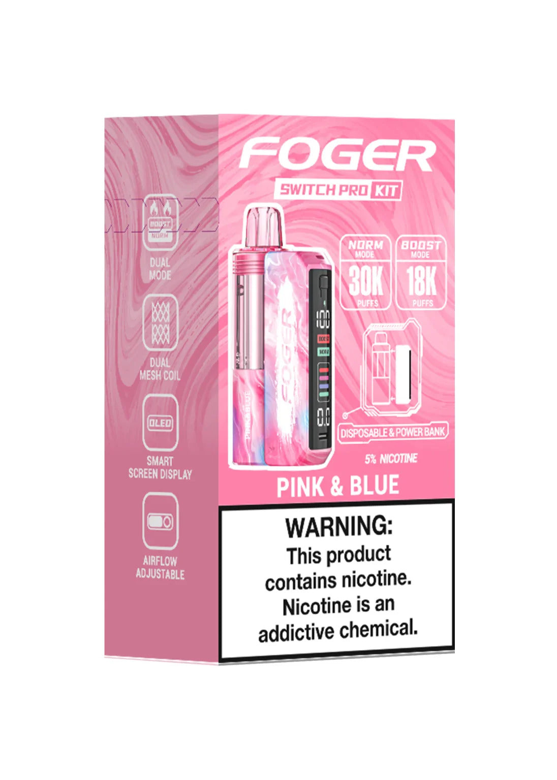 FOGOR 30K PINK & BLUE  5CT