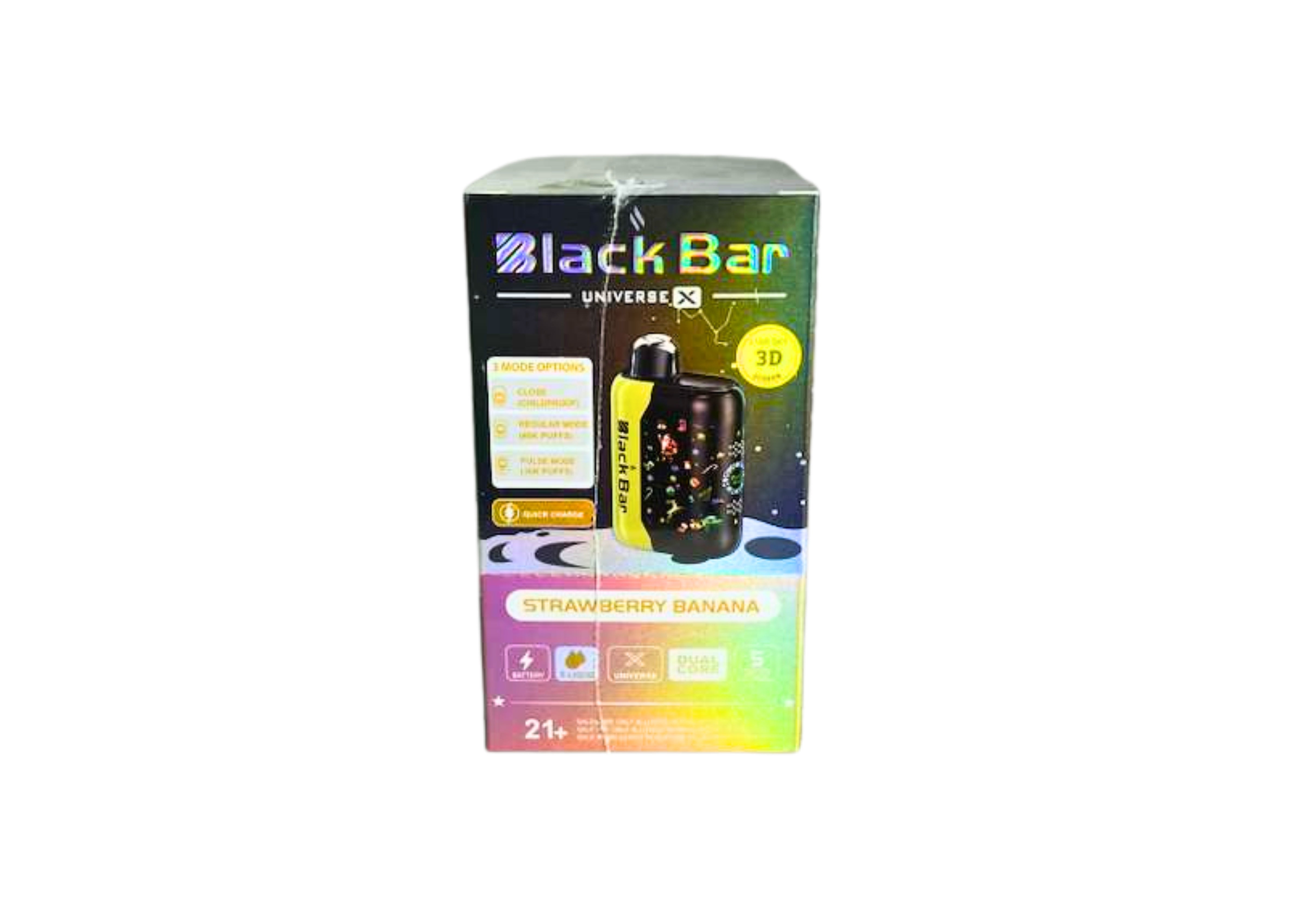 BLACK BAR 40K 5CT STRAWB BANANA
