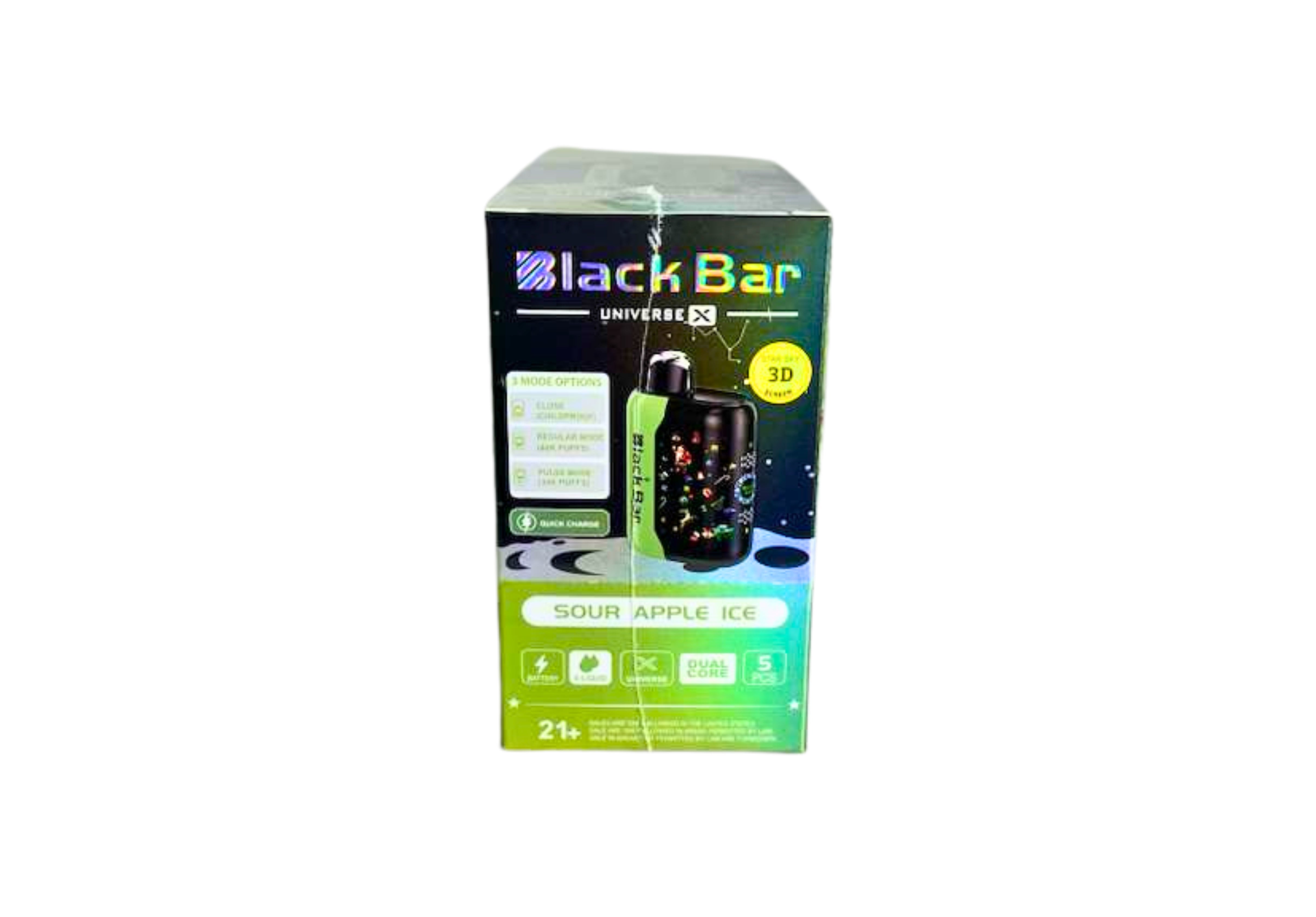 BLACK BAR 40K 5CT SOUR APPLE ICE