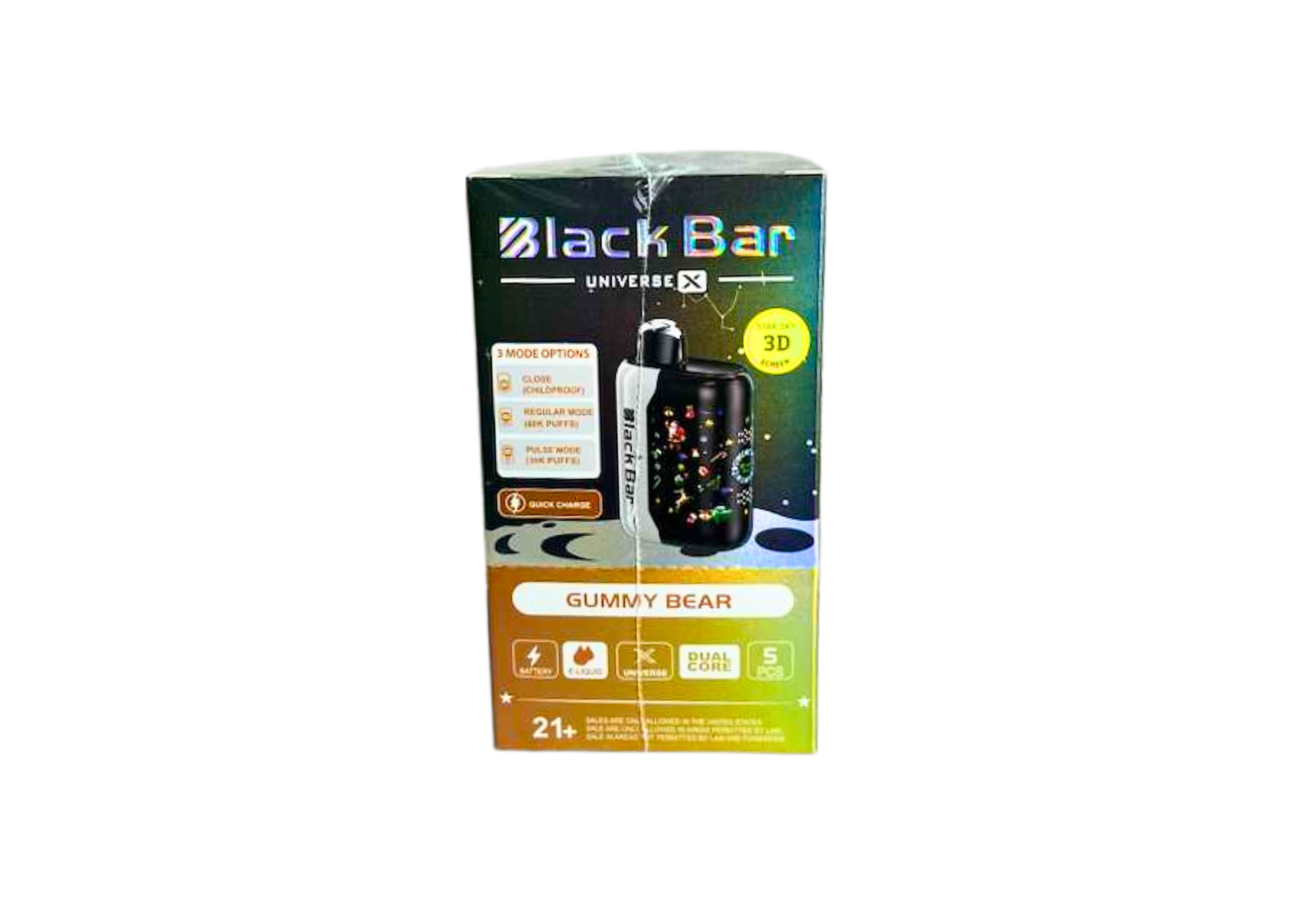 BLACK BAR 40K 5CT GUMMY BEAR