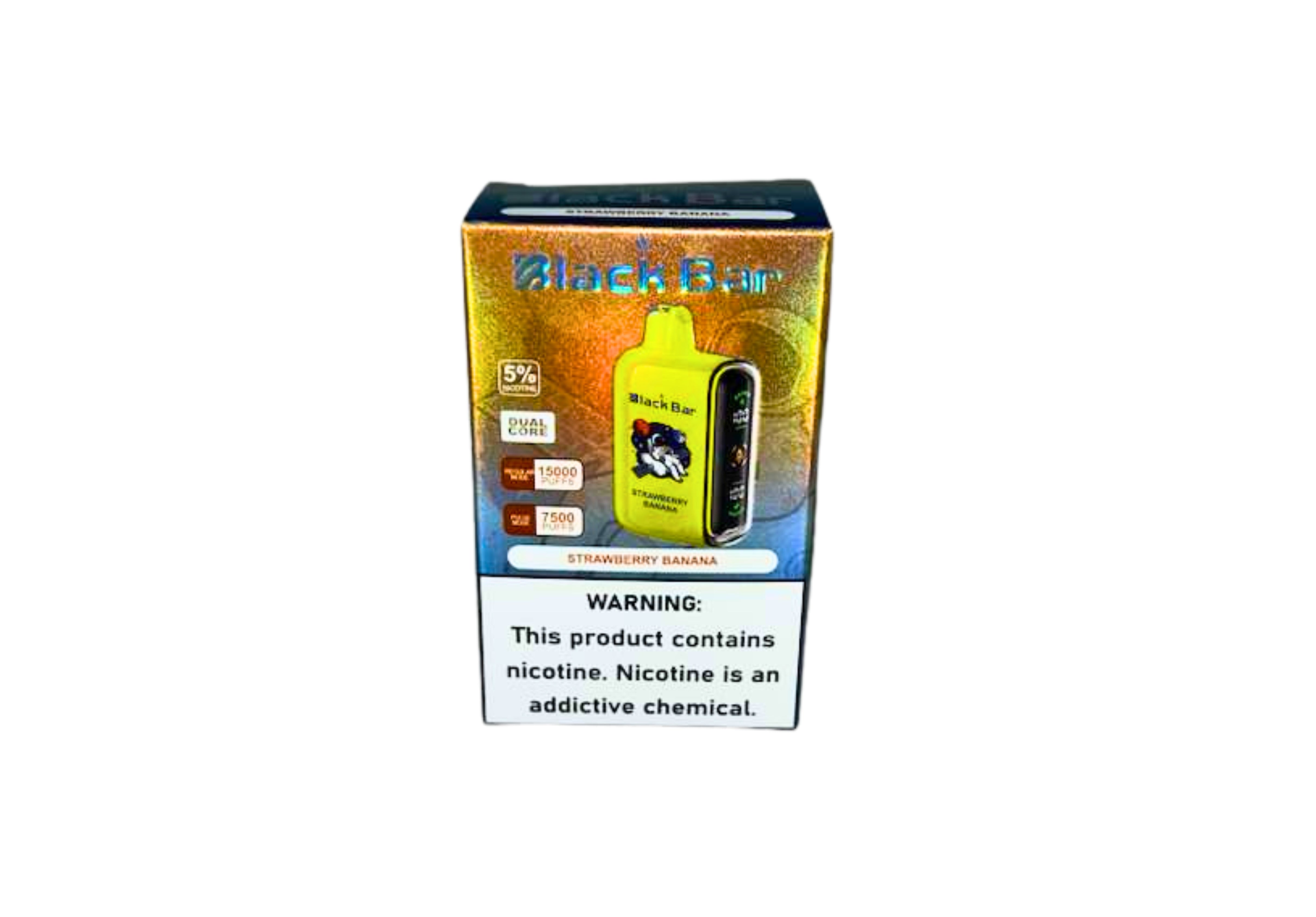 BLACK BAR 15K 5CT STRAWBRY BANAN