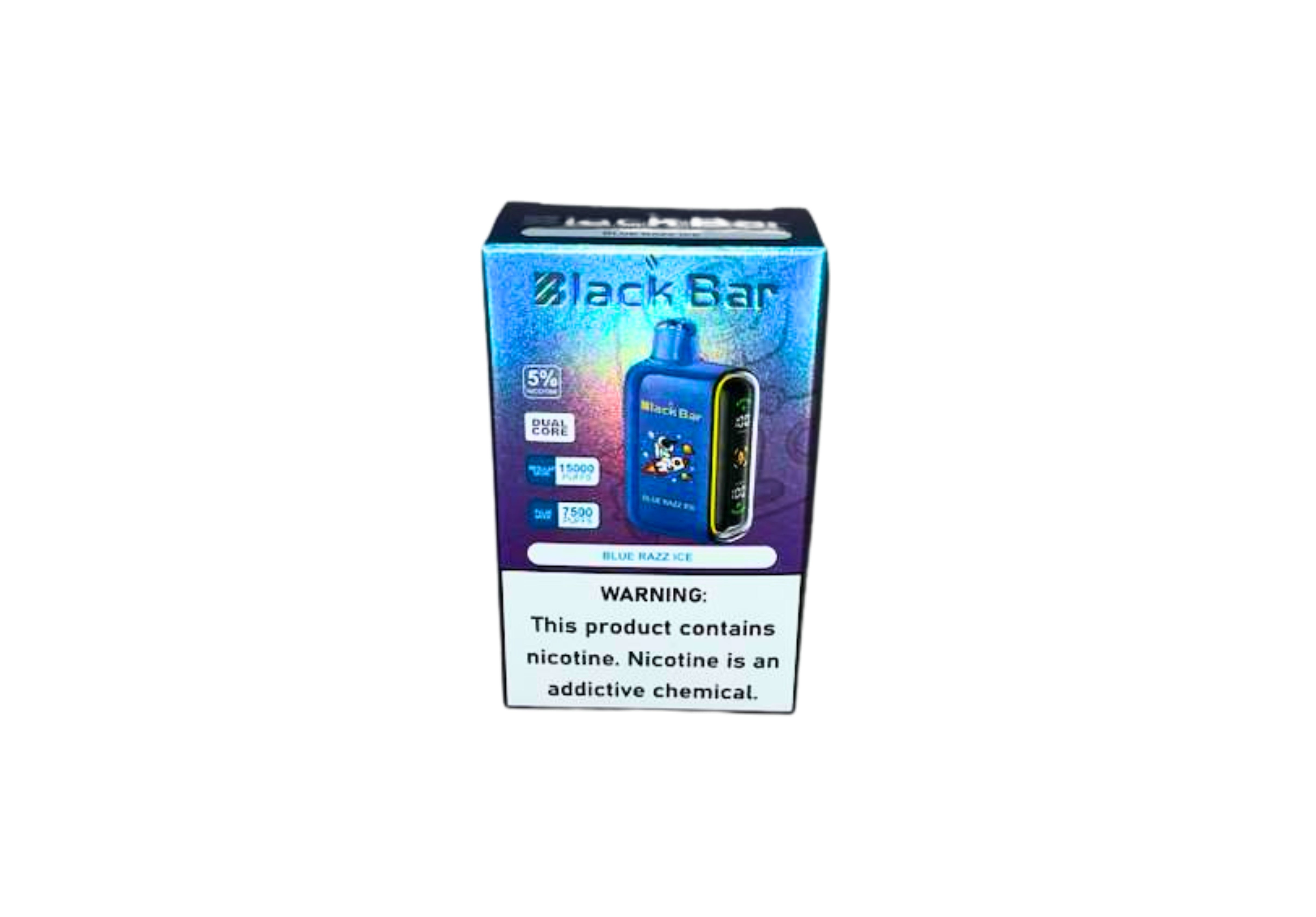 BLACK BAR 15K 5CT BLUE RAZZ ICE