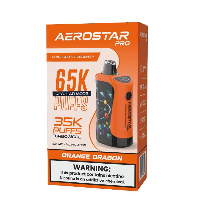 AEROSTAR 65K 5CT ORANGE DRAGON
