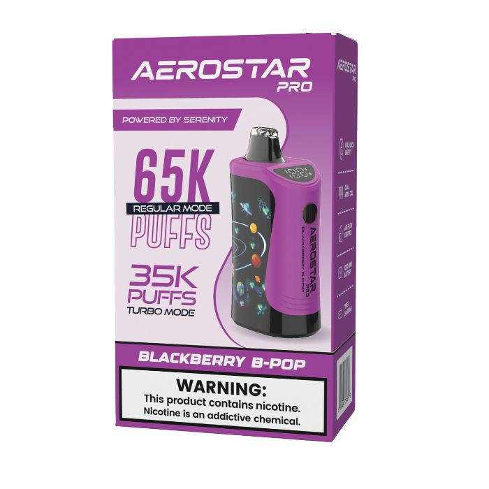 AEROSTAR 65K 5CT BLACKBERRY BPOP