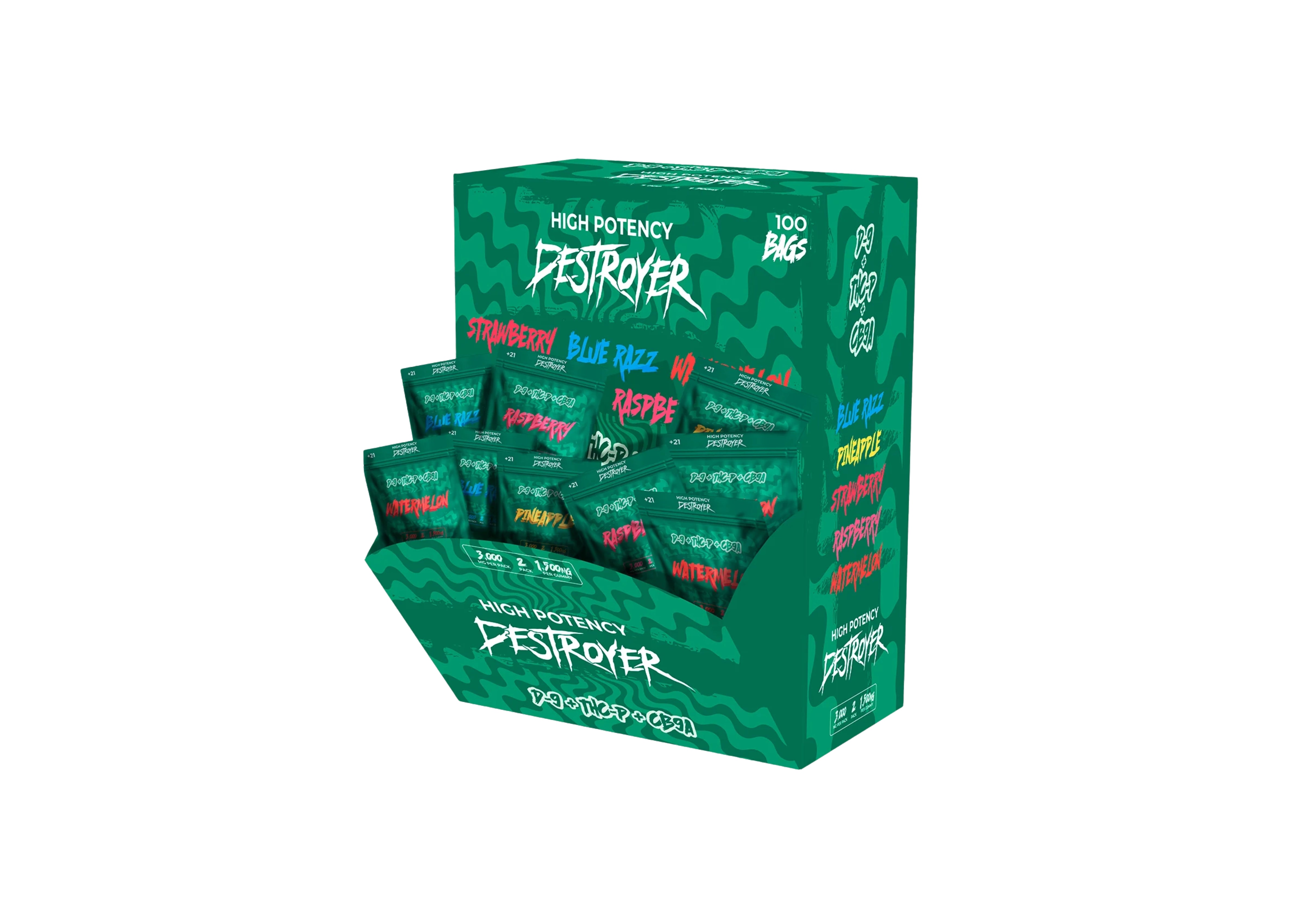 DESTROYER 3KMG 100CT GREEN MIX