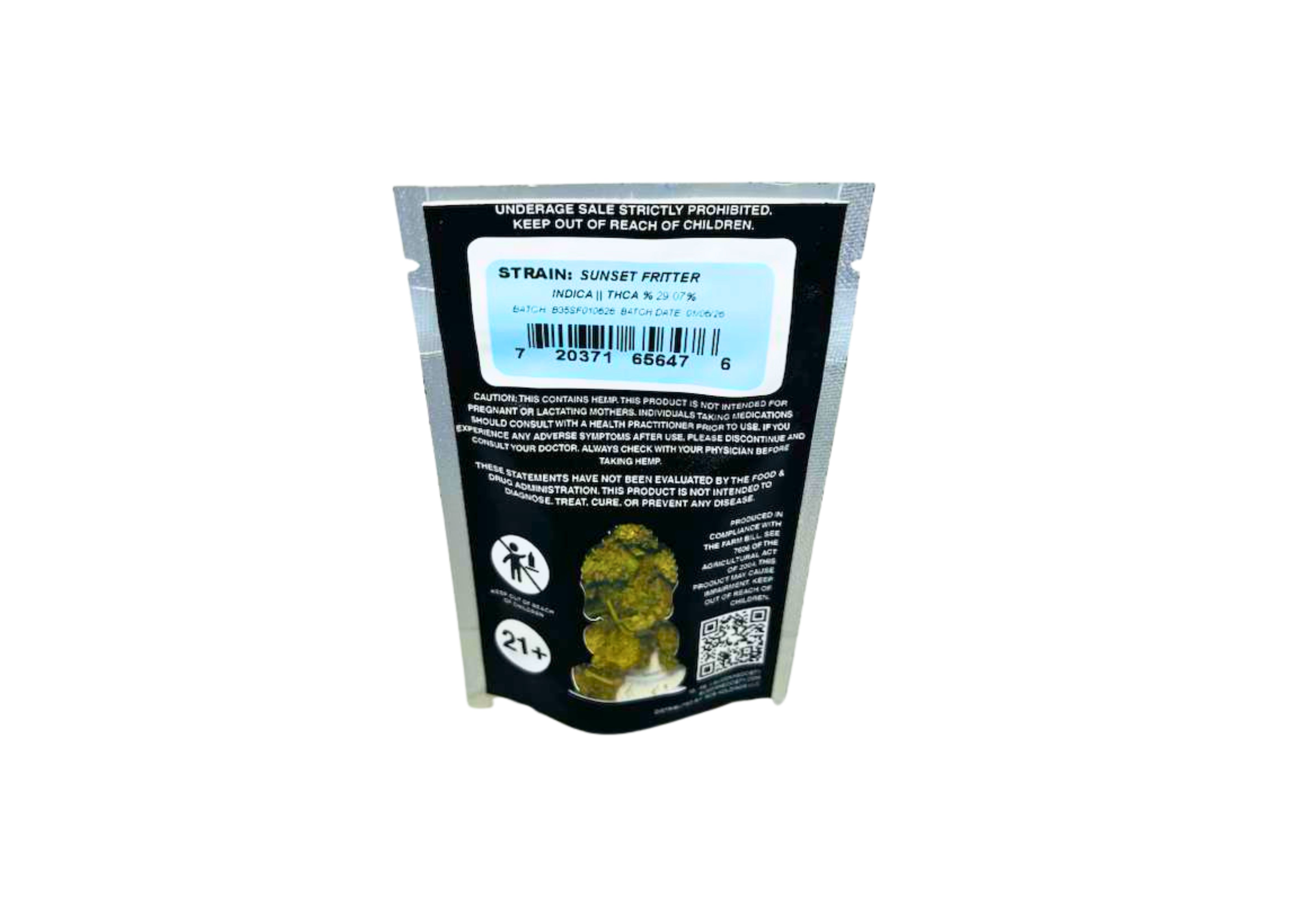 BUDDAH 3.5G FLWR 1CT SUNSET FRIT