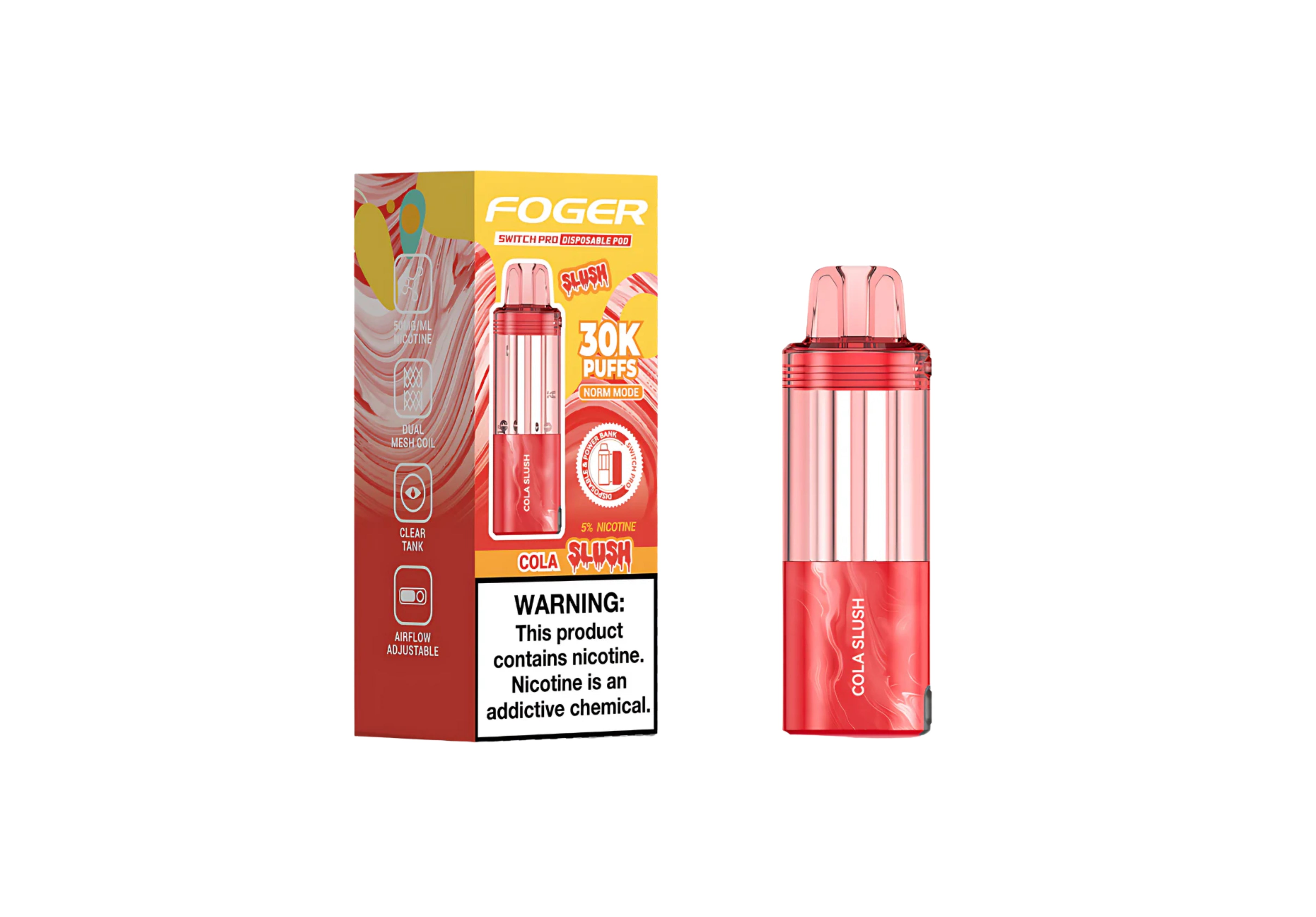 FOGOR POD 30K 5CT COLA SLUSH