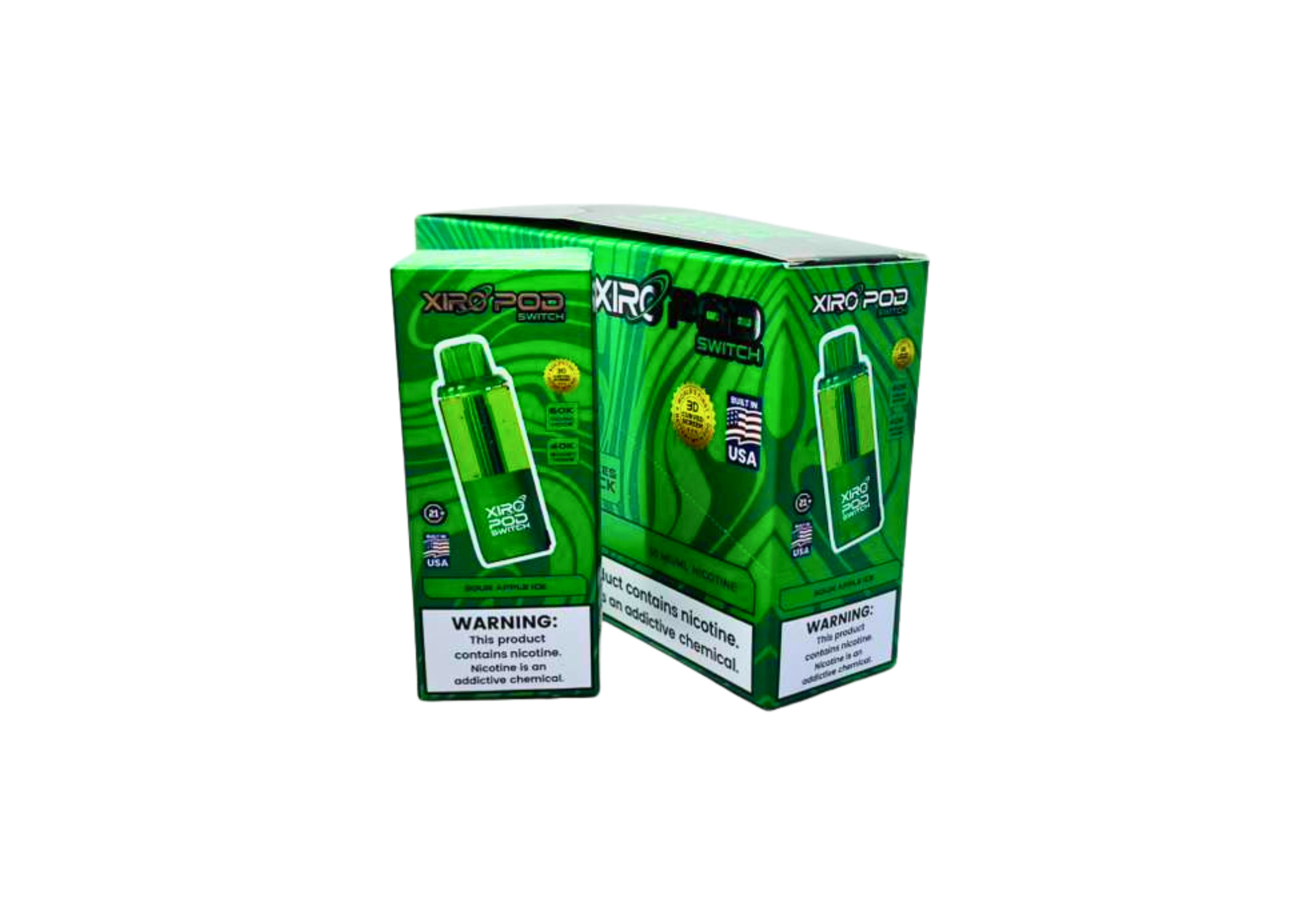 XIRO POD 60K 5CT SOUR APPLE ICE