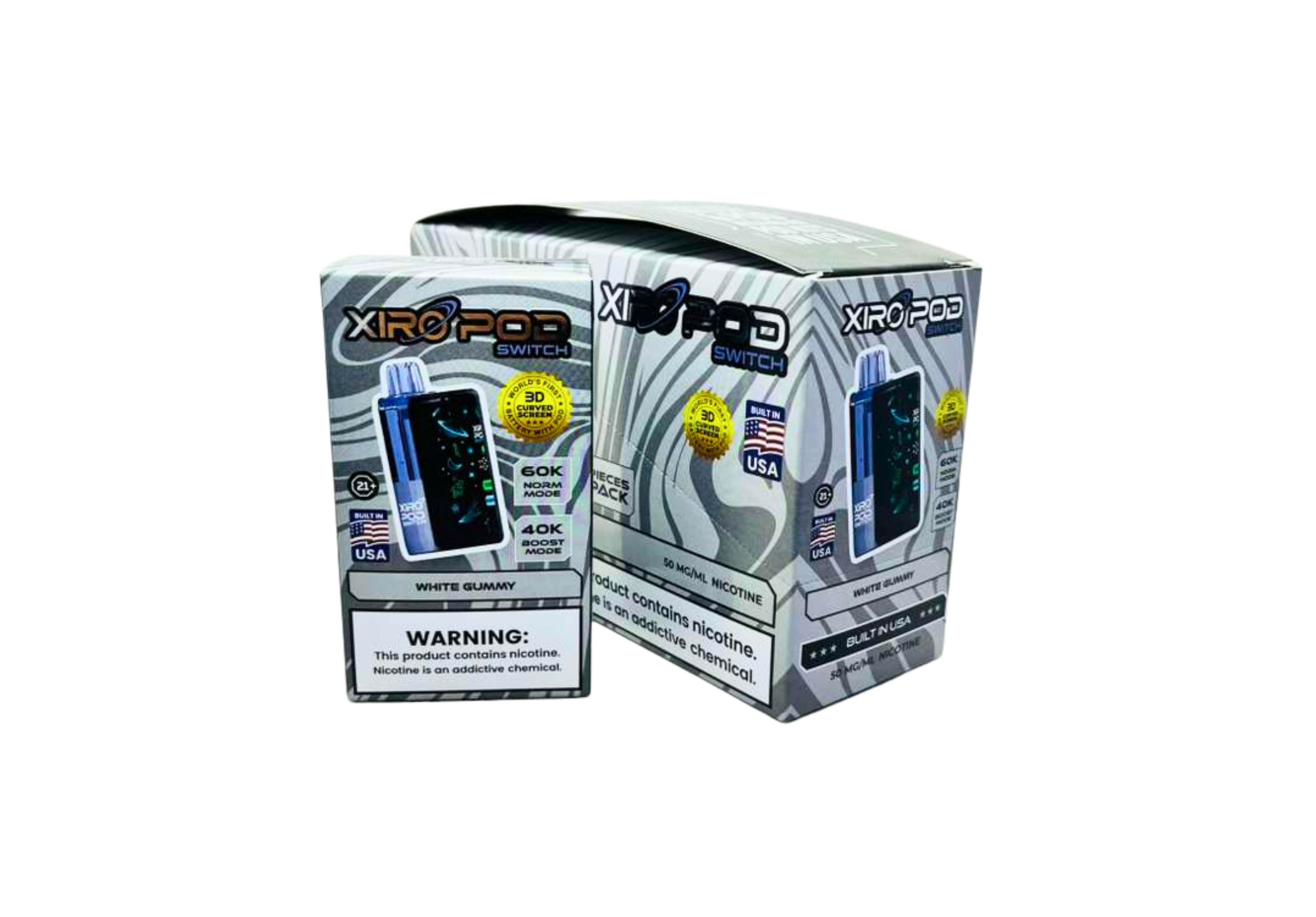 XIRO KIT 60K 5CT WHITE GUMMY