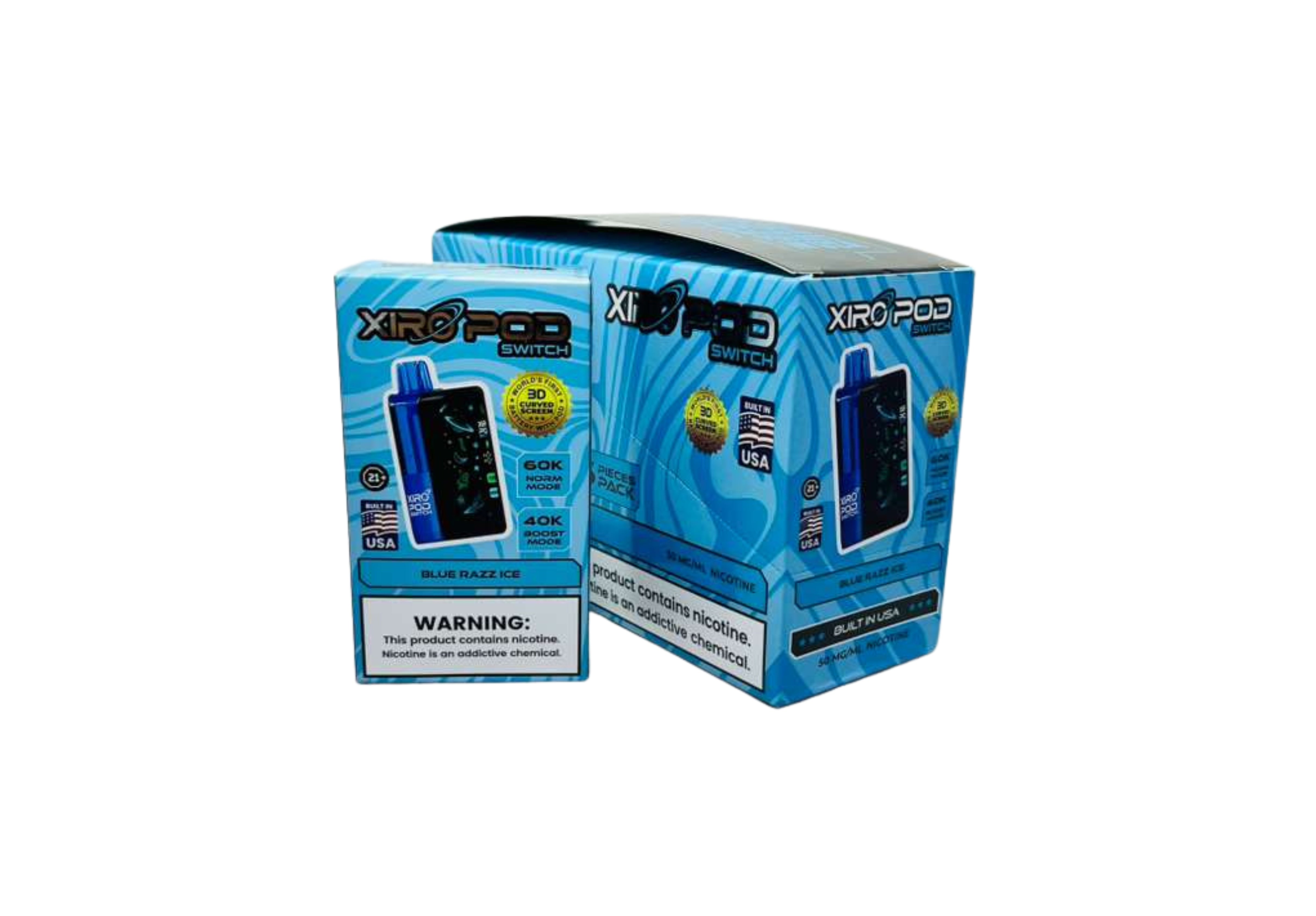 XIRO KIT 60K 5CT BLUE RAZZ ICE