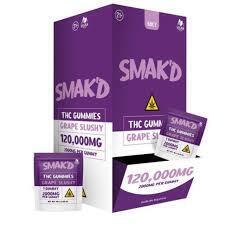 SMAK'D 120KMG GUMIE 60CT GRAPE