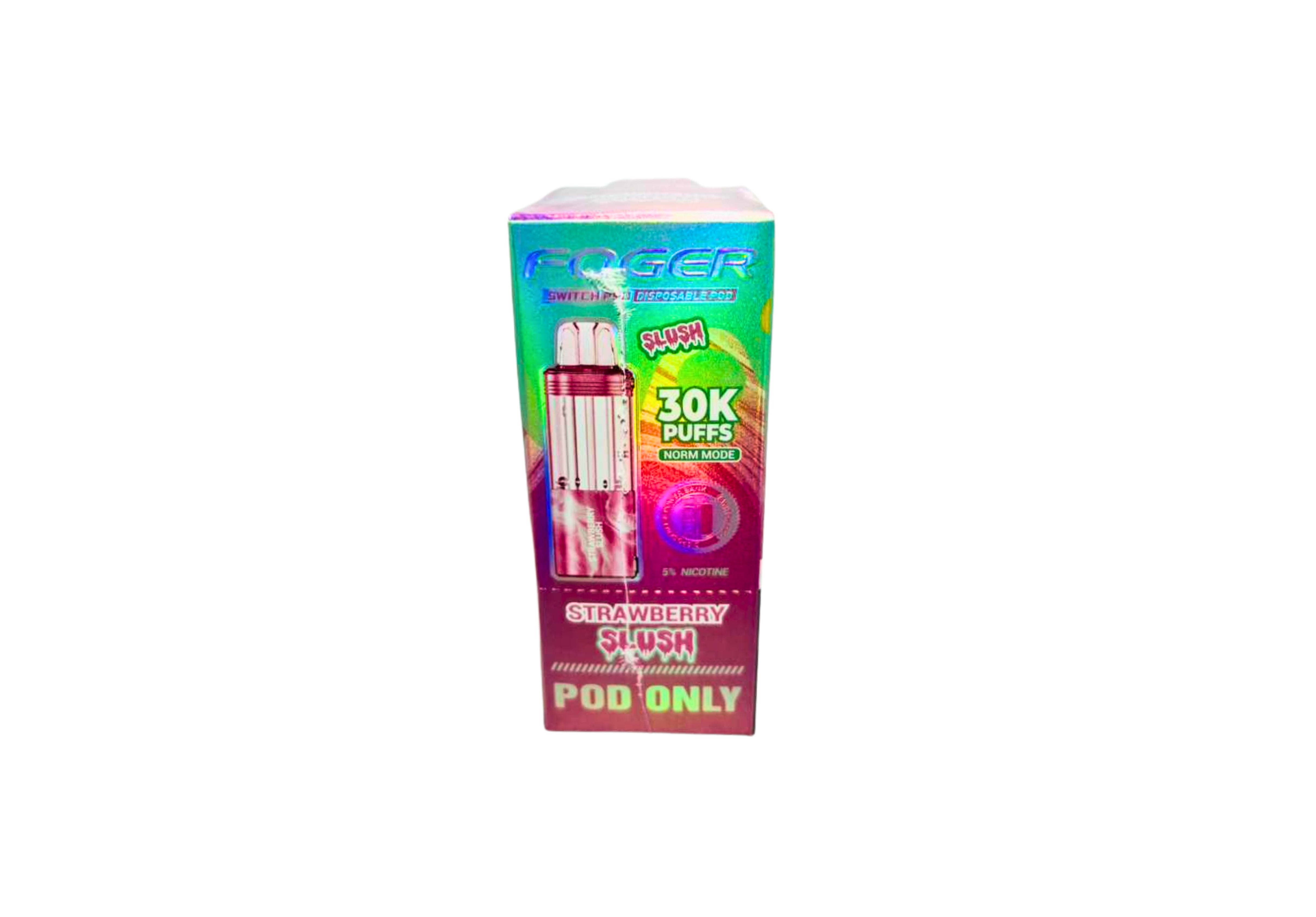 FOGER POD 30K 5CT STRAW SLUSH