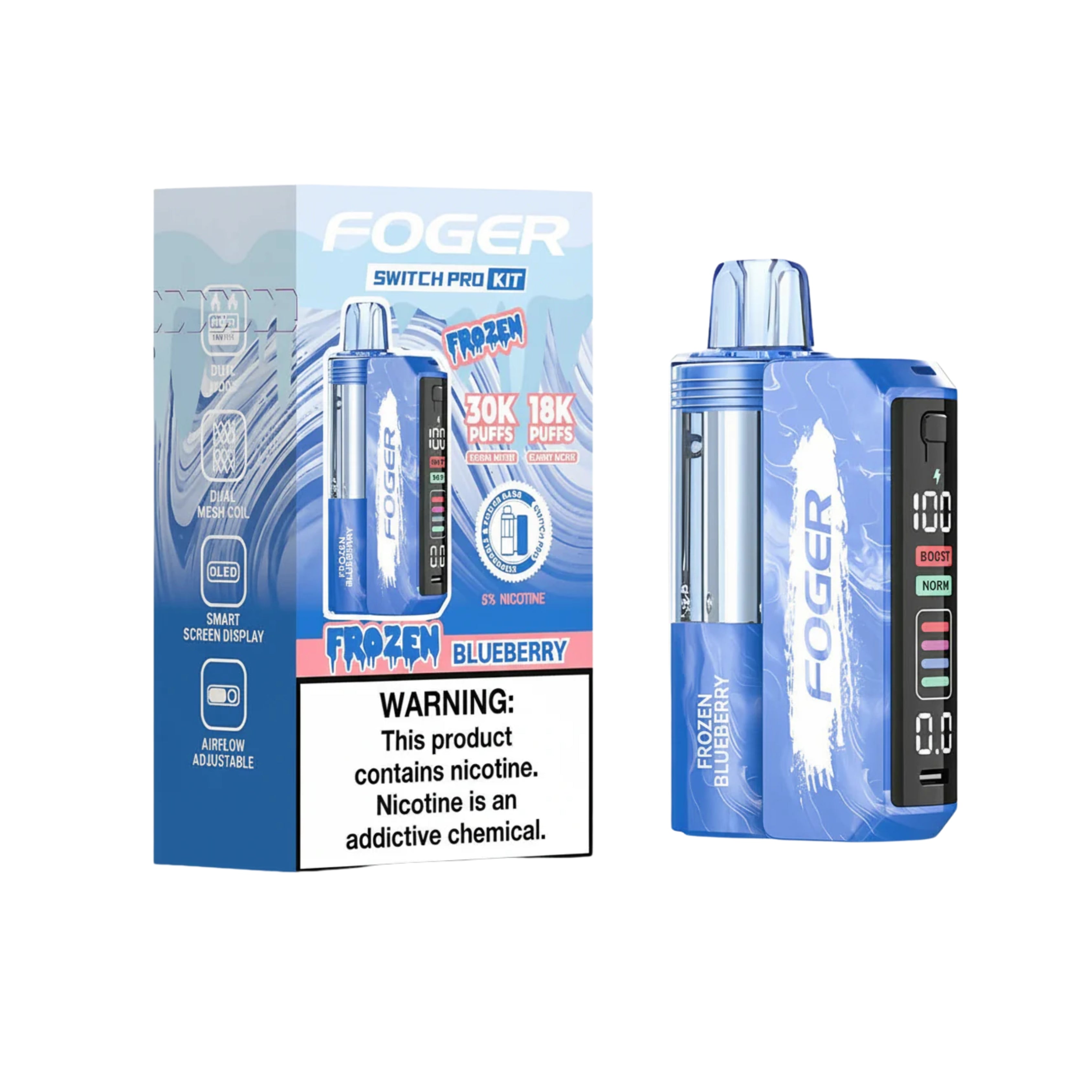 FOGER 30K FROZEN BLUEBERRY 5CT