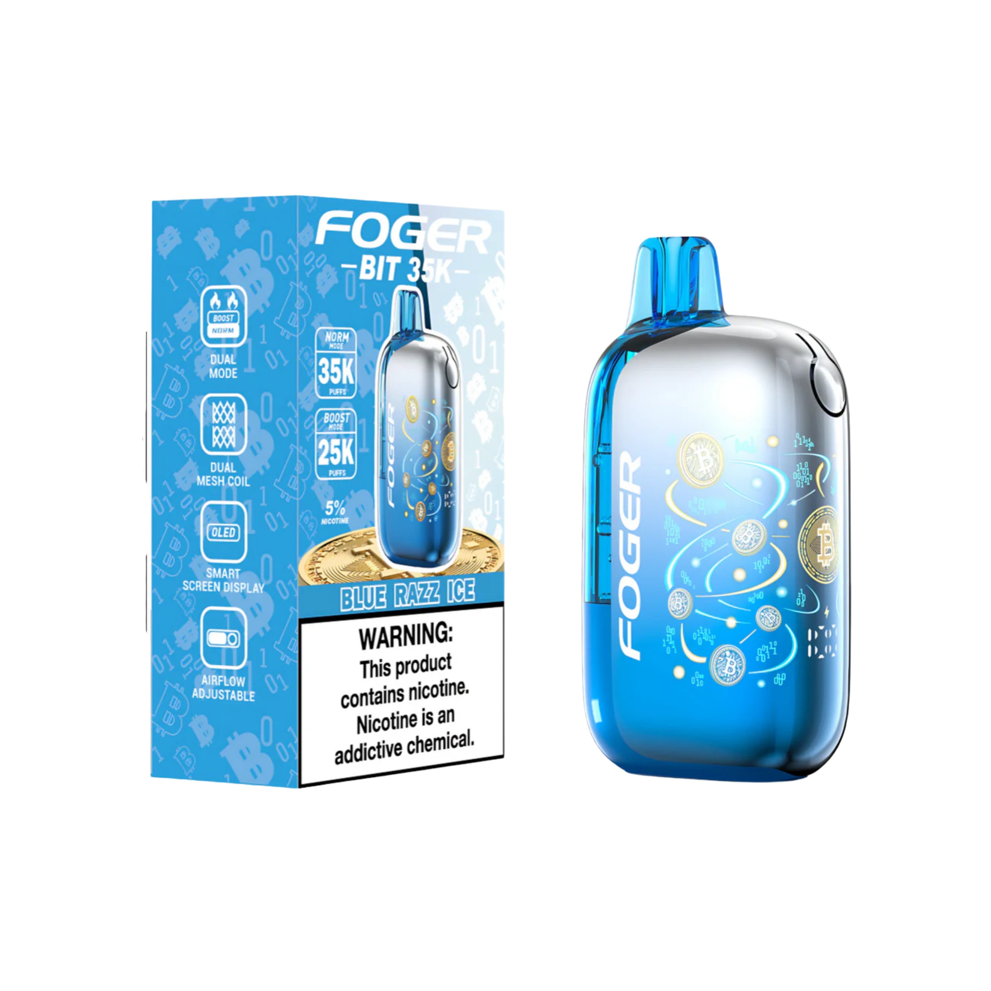 FOGER 35K 5CT BLUE RAZZ ICE