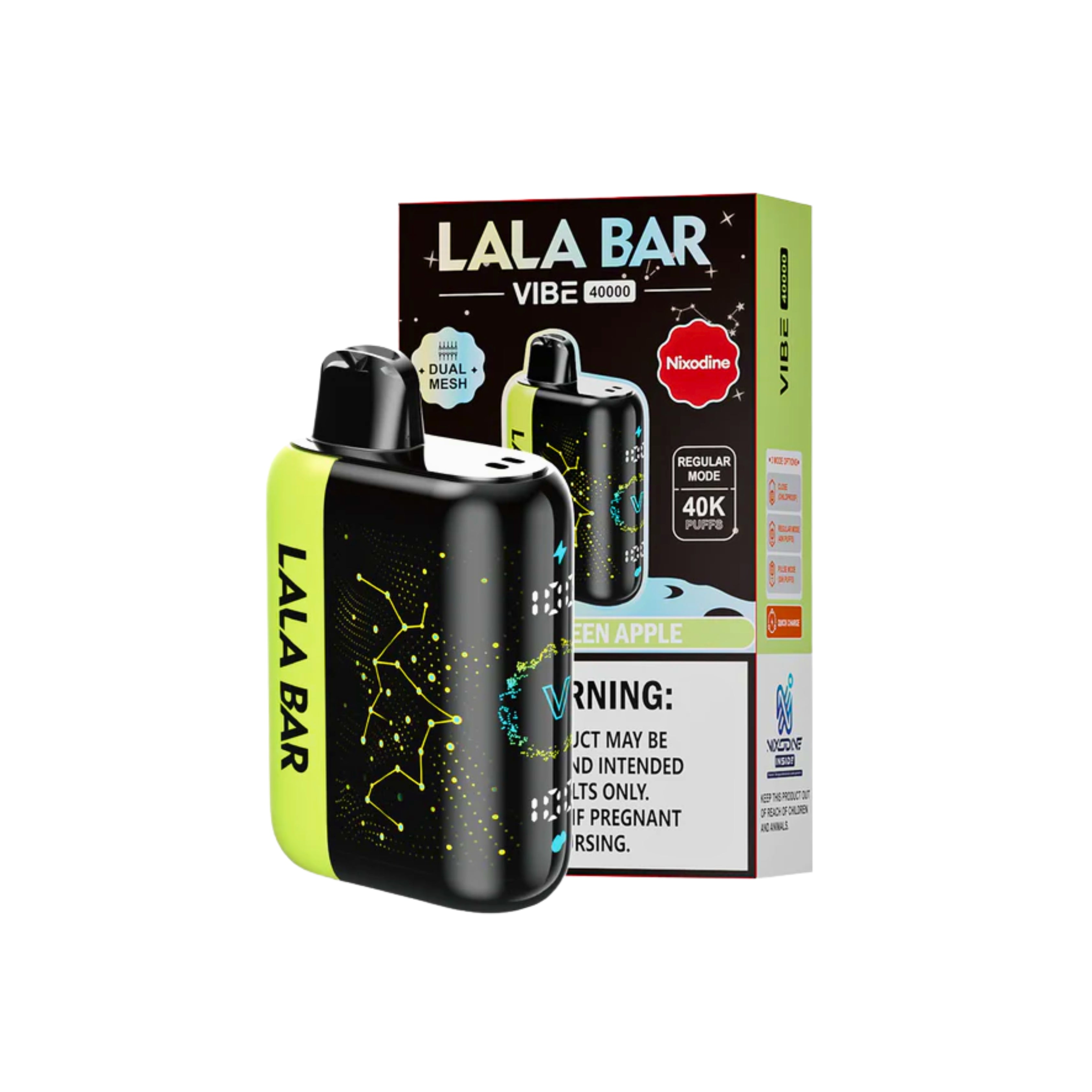 LALA BAR 40K TEXAS GREEN APPLE