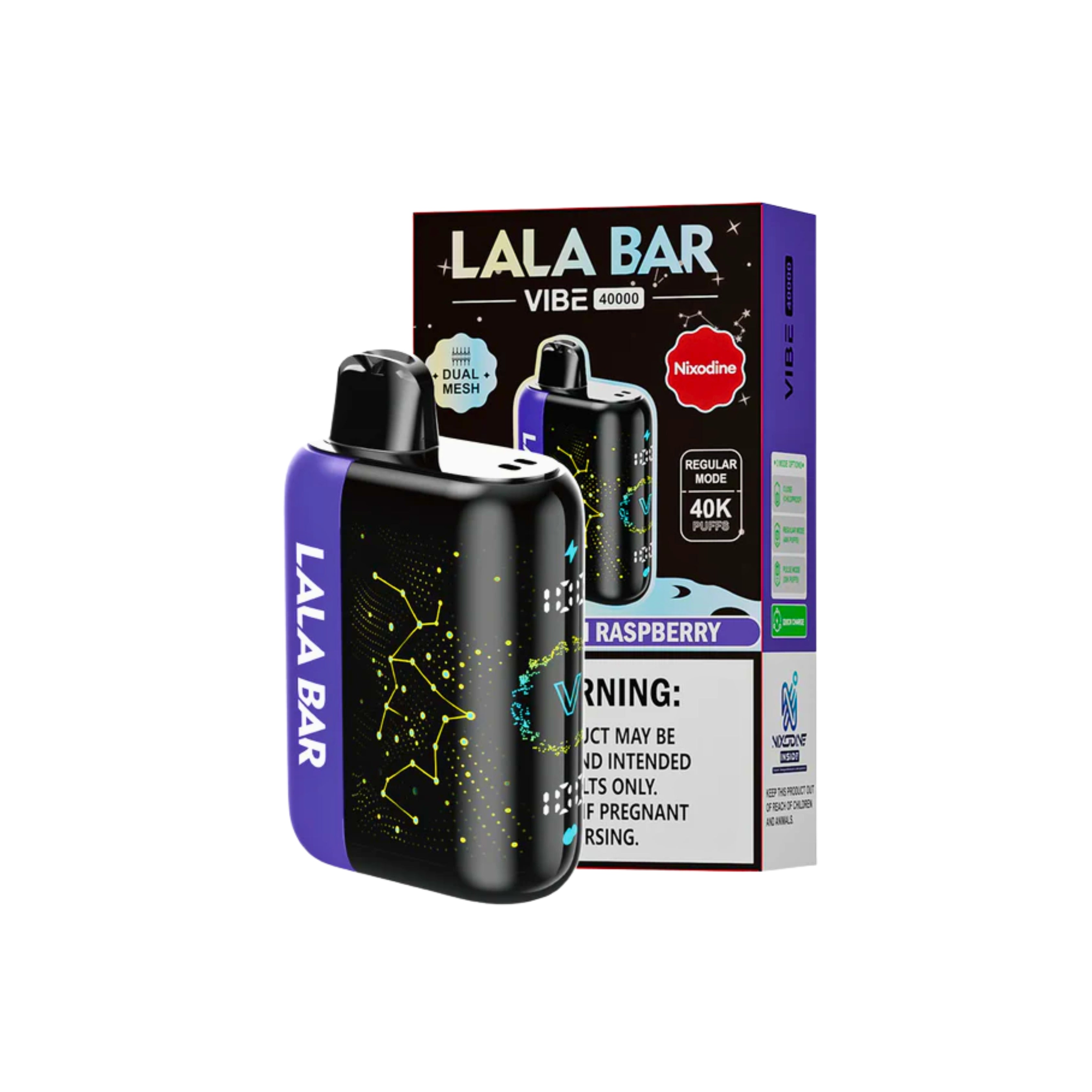 LALA BAR 40K WHITE PEACH RASPBER