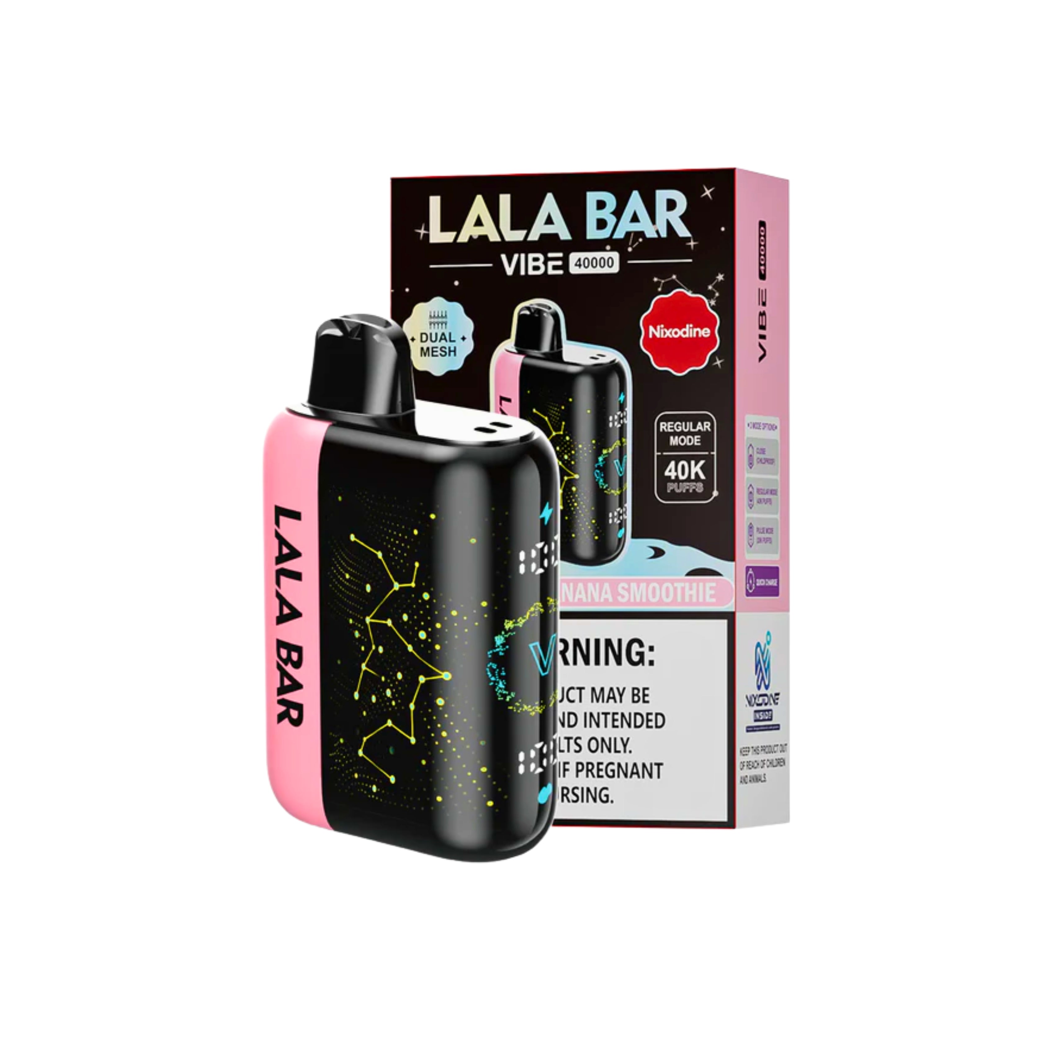 LALA BAR 40K STRAW BANANA SMOOTH