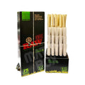RAW ORGANIC 11/4 CONE 75CT BLACK