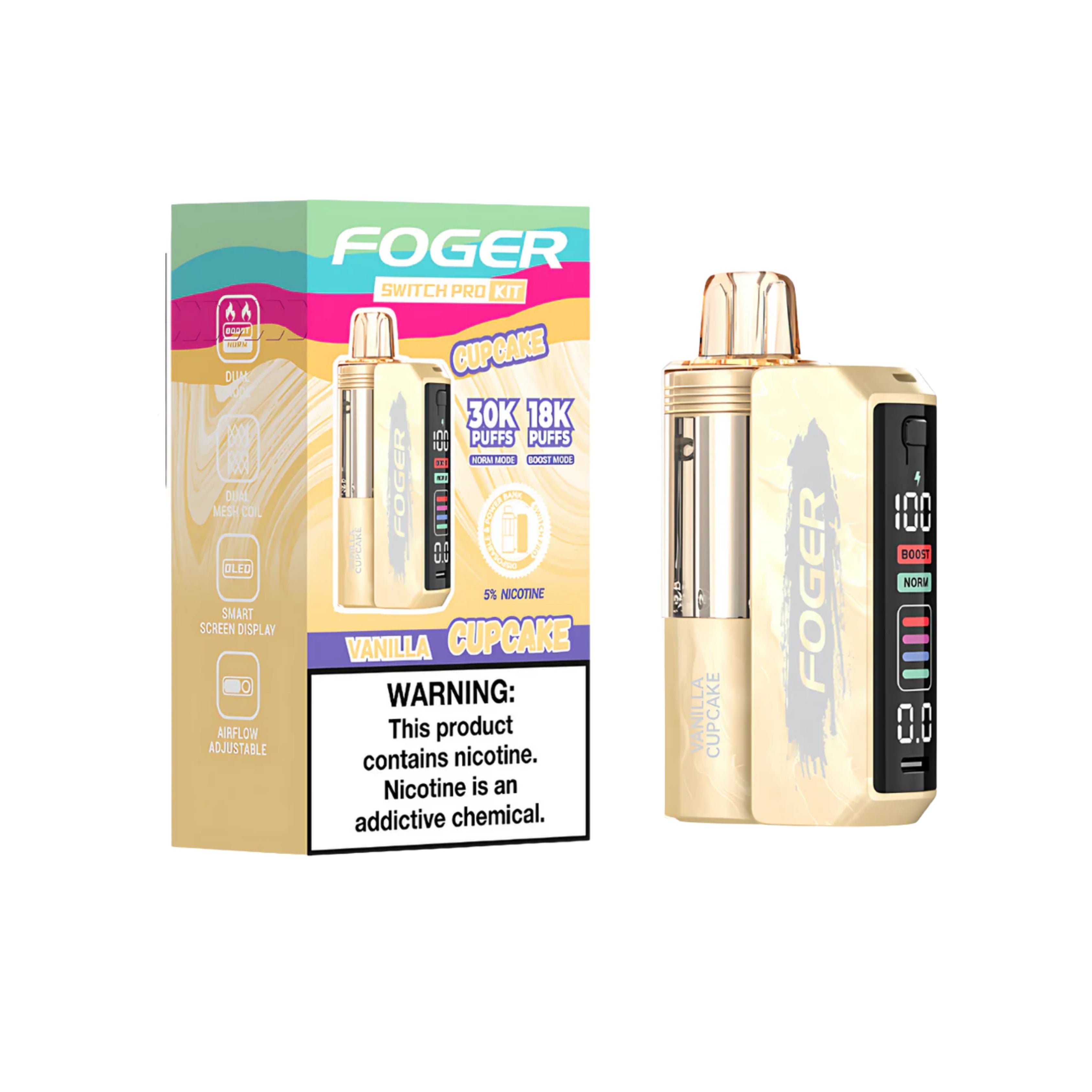 FOGER 30K VANILLA CUPCAKE