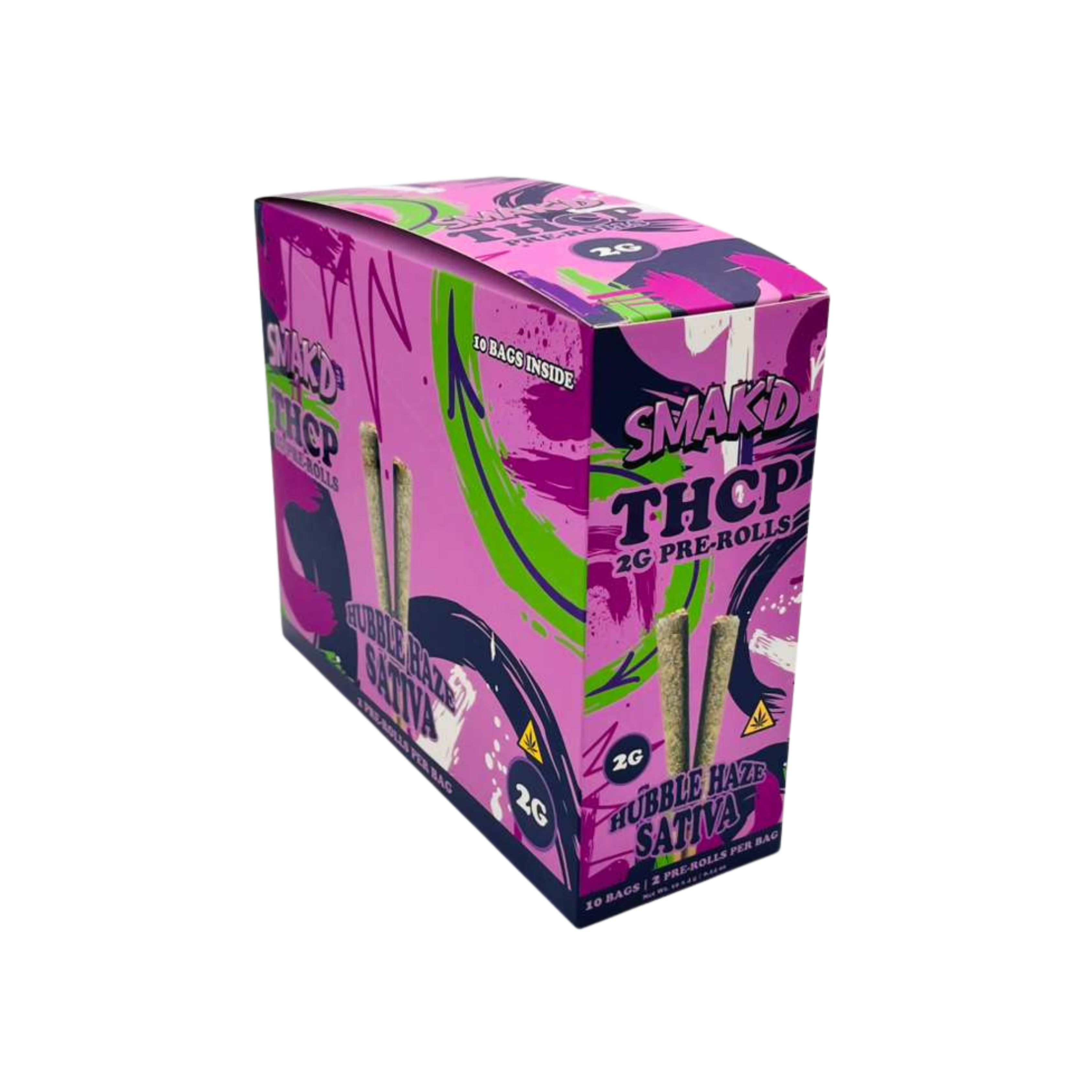 SMAKD 2G 2PR THCP 10CT HUB HAZE
