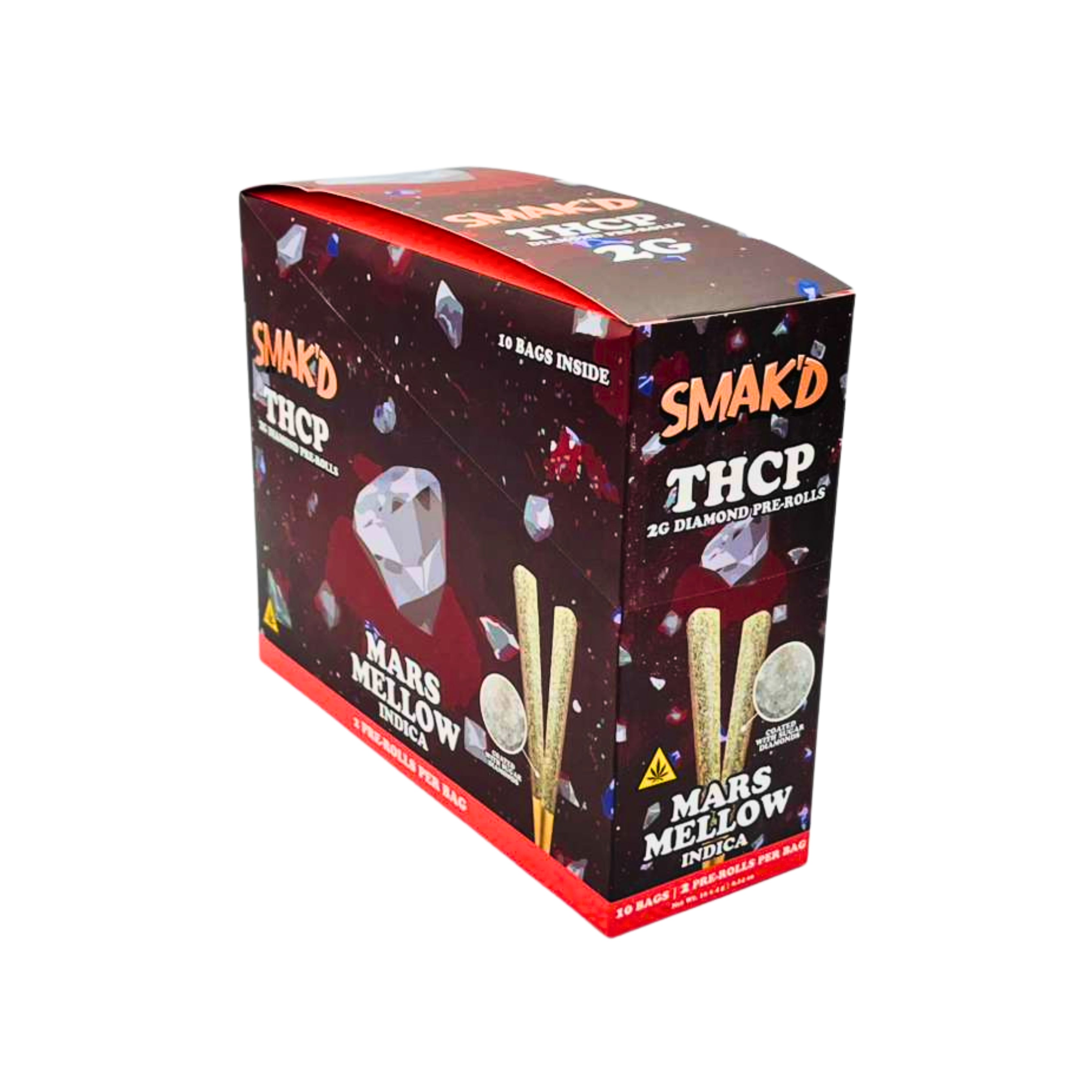 SMAKD 2G 2PR DIA 10CT MARS MELLW