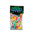 MEGA SNAX 1CT NEON WORMS