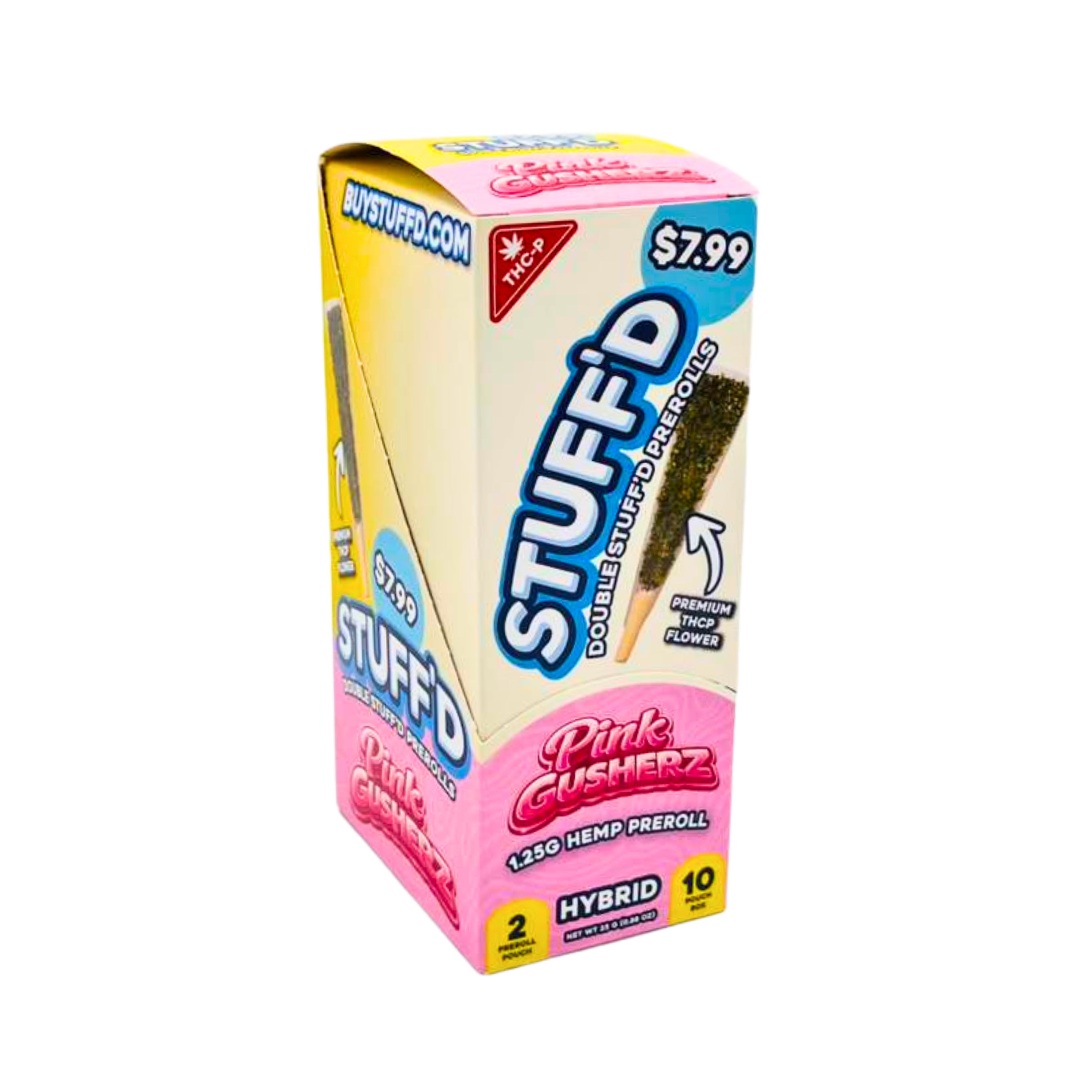 STUFF'D 2PK 7.99 10CT PINK GUSHE