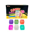 SQUISHY ICE CUBE 12CT GLITTER