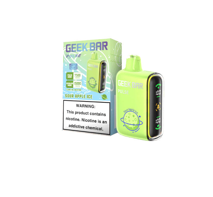 GEEK BAR 15K SOUR APPLE ICE
