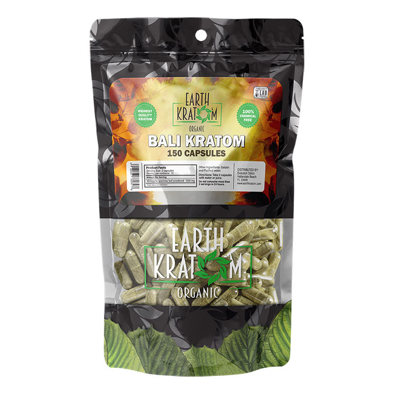 EARTH KRATOM 150CAP BALI KRATOM