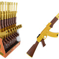 AK47 GOLD CLR GUN L500D 12CT